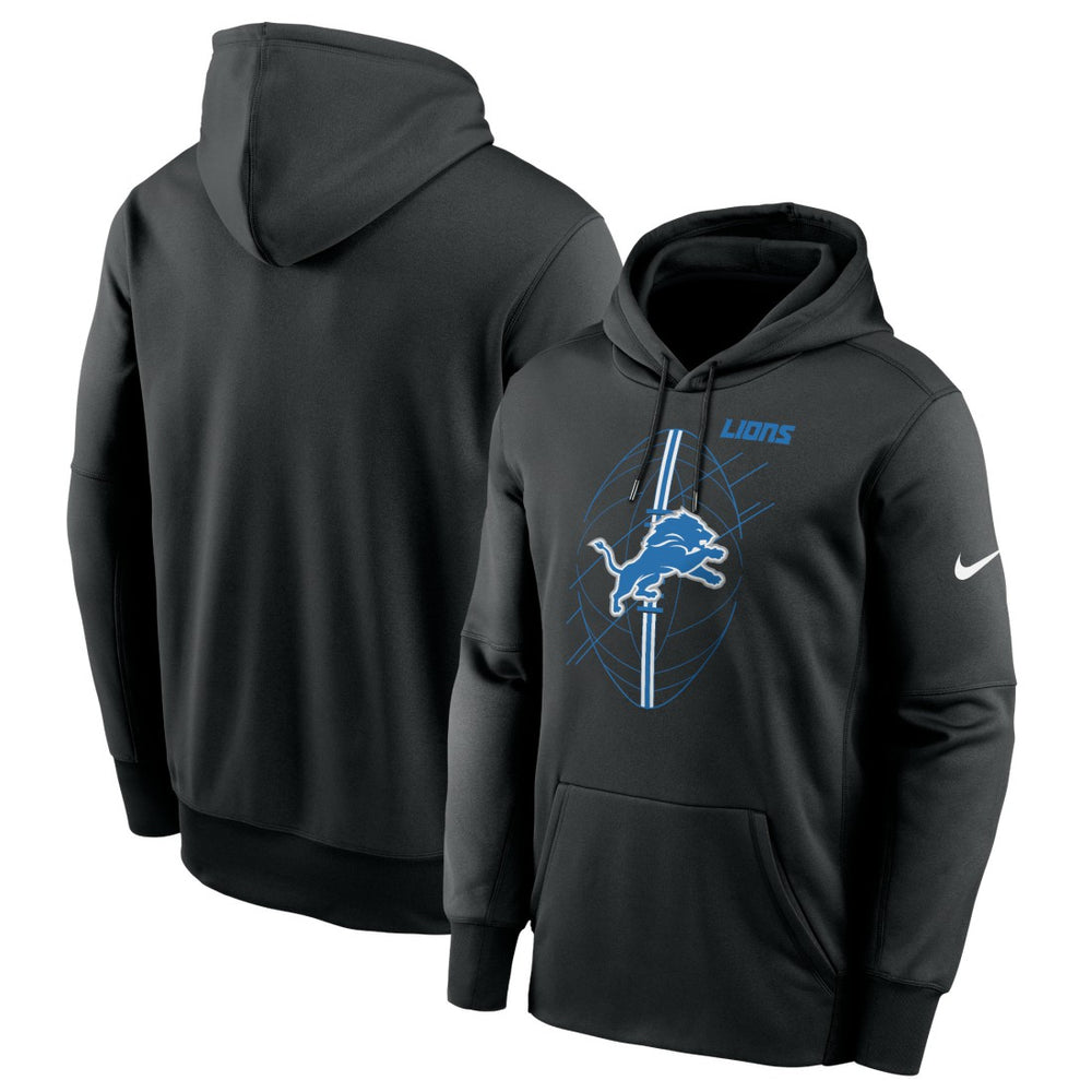 Nike Detroit Lions Team Performance Pullover Hoodie Black