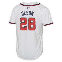 Matt Olson Atlanta Braves Nike Youth Home Limited Player Jersey - White - Nike Sale