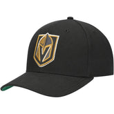 Vegas Golden Knights Mitchell & Ness Team Ground Pro Adjustable Hat - Black - NHL 201148376