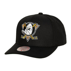 Anaheim Ducks Mitchell & Ness Team Ground Pro Adjustable Hat - Black - NHL 201148378
