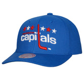 Washington Capitals Mitchell & Ness Team Ground Pro Adjustable Hat - Blue - NHL 201148385