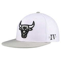 Chicago Bulls Core Snapback Hat White | Mitchell & Ness US