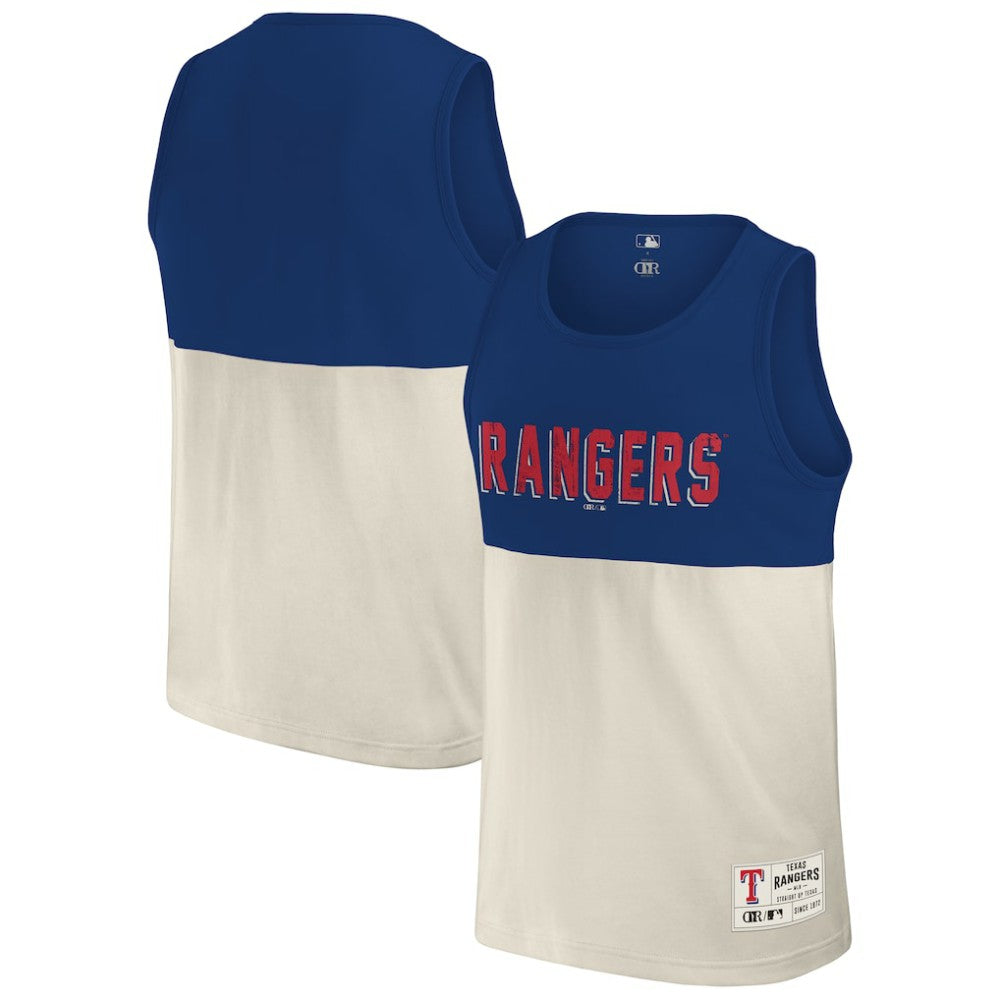 Texas Rangers Darius Rucker Collection by Fanatics Colorblock Tank Top - Royal - Fanatics Sale