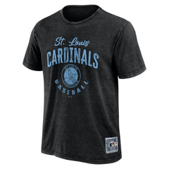 St. Louis Cardinals Darius Rucker Collection by Fanatics Cooperstown Collection Washed T-Shirt - Heather Black - Fanatics Online