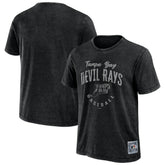 Tampa Bay Rays Darius Rucker Collection by Fanatics Cooperstown Collection Washed T-Shirt - Black - Fanatics Sale