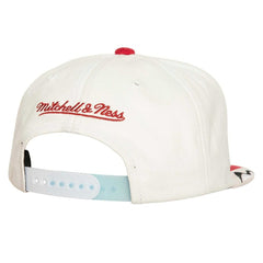 Chicago Bulls Day 6 Snapback Hat White/Red | Mitchell & Ness