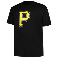 Pittsburgh Pirates Profile Big & Tall #1 Dad T-Shirt - Black - MLB Discount