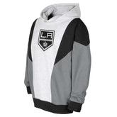 Los Angeles Kings Youth Champion League Fleece Pullover Hoodie - Ash/Black - NHL 201156896