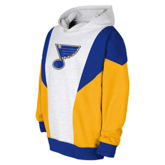 St. Louis Blues Youth Champion League Fleece Pullover Hoodie - Ash/Blue - NHL 201156899