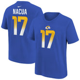 Nike Puka Nacua Los Angeles Rams Youth Player Name & Number T-Shirt Royal