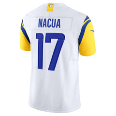 Nike Puka Nacua Los Angeles Rams Vapor F.U.S.E. Limited Jersey White