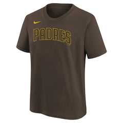 Manny Machado San Diego Padres Nike Youth Name & Number T-Shirt - Brown - Nike Online