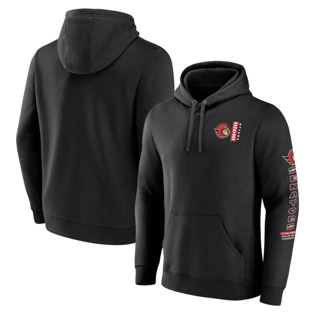 Ottawa Senators Fanatics Revolution Pullover Hoodie - Black - NHL 201159001