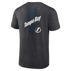 Tampa Bay Lightning Fanatics Backbone T-Shirt - Heather Charcoal - NHL 201159016