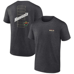 Minnesota Wild Fanatics Backbone T-Shirt - Heather Charcoal - NHL 201159042