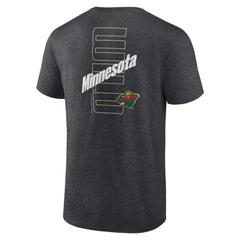 Minnesota Wild Fanatics Backbone T-Shirt - Heather Charcoal - NHL 201159042