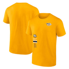 Nashville Predators Fanatics Represent T-Shirt - Gold - NHL 201159054