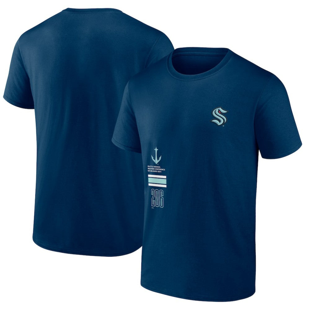 Seattle Kraken Fanatics Represent T-Shirt - Deep Sea Blue - NHL 201159073