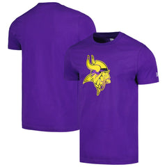 Minnesota Vikings New Era Camo Logo T-Shirt Purple