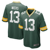 Nike Dontayvion Wicks Green Bay Packers Game Jersey Green