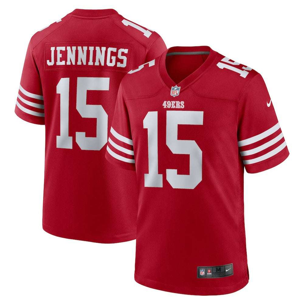 Nike Jauan Jennings San Francisco 49ers Game Jersey Scarlet