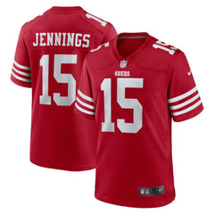 Nike Jauan Jennings San Francisco 49ers Game Jersey Scarlet