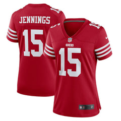 Nike Jauan Jennings San Francisco 49ers Women's Game Jersey Scarlet