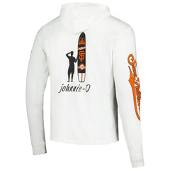 San Francisco Giants johnnie-O Eddie Long Sleeve Hoodie T-Shirt - White - MLB Sale