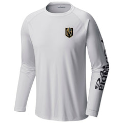 Vegas Golden Knights Columbia Terminal Tackle Omni-Shade Raglan Long Sleeve T-Shirt - White - NHL 201165256