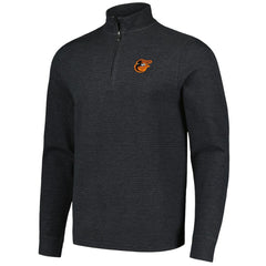 Baltimore Orioles Vineyard Vines Saltwater Quarter-Zip Jacket - Black - MLB Sale