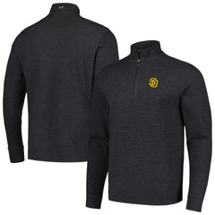 San Diego Padres Vineyard Vines Saltwater Quarter-Zip Jacket - Black - MLB Discount