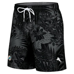 Miami Dolphins Santiago Palms Board Shorts Black