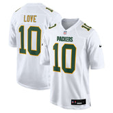 Nike Jordan Love Green Bay Packers Fashion Game Jersey White