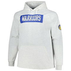 Golden State Warriors Big & Tall Raglan Tri-Blend Pullover Hoodie for sale Ash | Fanatics