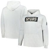 San Antonio Spurs Big & Tall Raglan Tri-Blend Pullover Hoodie Ash | Fanatics Lifestyle