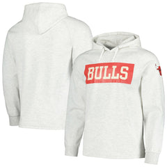 Chicago Bulls Softhand Raglan Tri-Blend Pullover Hoodie Ash | Fanatics Near Me