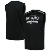 San Antonio Spurs Big & Tall Birdseye Muscle Tank Top Black | Fanatics