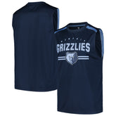 Memphis Grizzlies Birdseye Muscle Tank Top Navy | Fanatics US