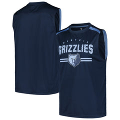 Memphis Grizzlies Birdseye Muscle Tank Top Navy | Fanatics US