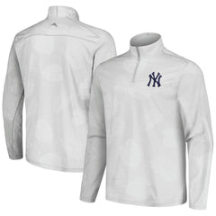 New York Yankees Tommy Bahama Delray Frond IslandZone Half-Zip Jacket - Gray - MLB Online