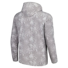 Chicago Cubs Tommy Bahama Palm Frenzy Hoodie Long Sleeve T-Shirt - Gray - MLB Online