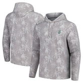 Seattle Mariners Tommy Bahama Palm Frenzy Hoodie Long Sleeve T-Shirt - Gray - MLB Discount