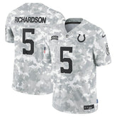 Nike Anthony Richardson Indianapolis Colts 2024 Salute to Service Limited Jersey Arctic Camo