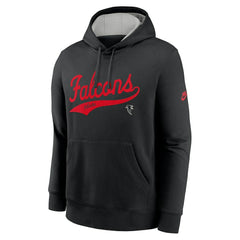 Nike Atlanta Falcons Rewind Club Logo Pullover Hoodie Black