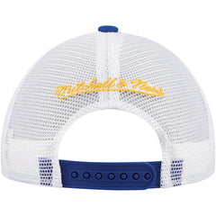 Mitchell & Ness Los Angeles Rams Youth Stripe Trucker Adjustable Hat Royal
