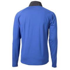 Seattle Mariners Cutter & Buck City Connect Adapt Eco Knit Hybrid Recycled Quarter-Zip Pullover Top - Blue/Black - MLB Sale