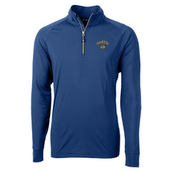 Seattle Mariners Cutter & Buck City Connect Adapt Eco Knit Stretch Recycled Quarter-Zip Pullover Top - Blue - MLB Sale