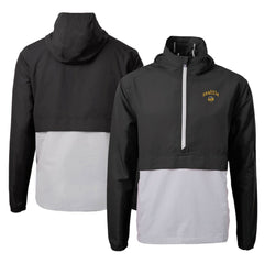 Seattle Mariners Cutter & Buck City Connect Charter Eco Recycled Half-Zip Anorak Jacket - Black/Gray - MLB Online