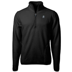 Baltimore Orioles Cutter & Buck City Connect Cascade Eco Sherpa Fleece Quarter-Zip Pullover Jacket - Black - MLB Discount
