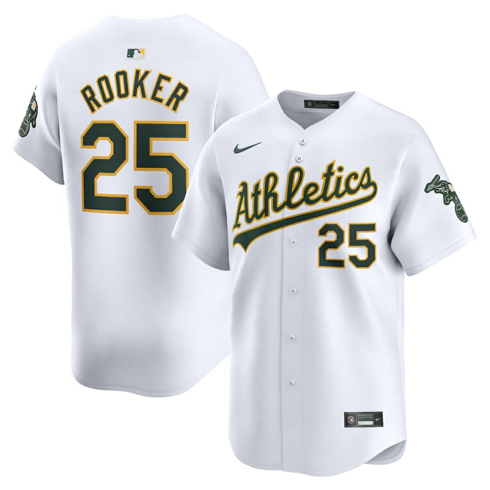 Brent Rooker Athletics Nike Home Limited Player Jersey - White - Nike Online